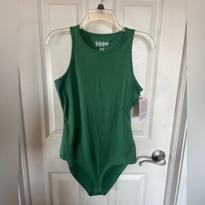 LuLaRoe Hope Green Sleeveless Bodysuit